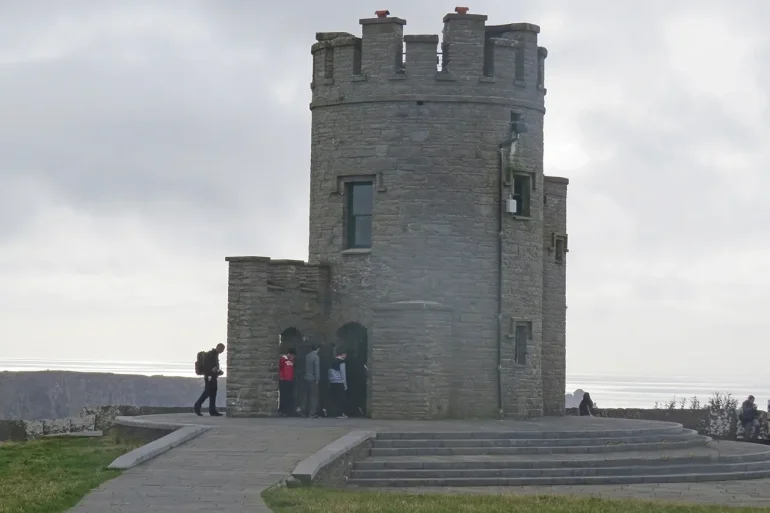 o'brien's tower at cliffs of moher